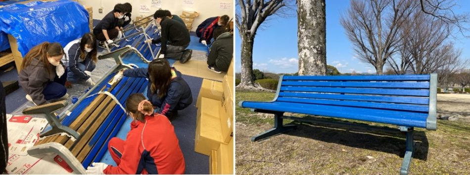 「大阪・関西万博」をアートの力で盛り上げる　アートプロジェクト第一弾「青いベンチ」を万博記念公園内に設置 | NEWSCAST