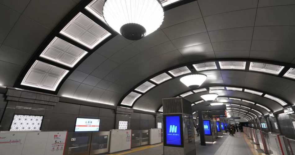 【動画】心斎橋駅がリニューアル　天井にLED照明　大阪万博あと２年、おもてなしの上質空間に - 産経ニュース
