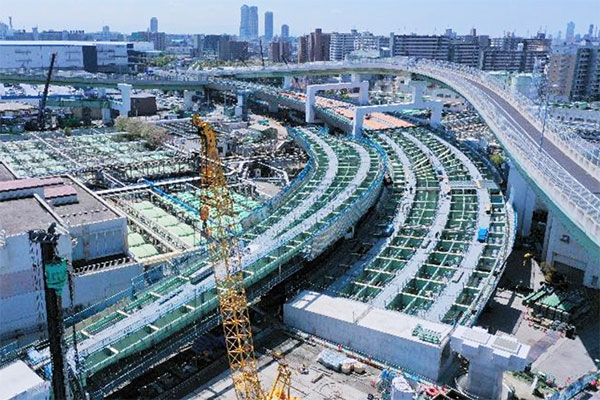阪神高速「淀川左岸線」暫定開通はかなり珍ルートに？ 25年万博 新大阪から直結バス走行 | 乗りものニュース