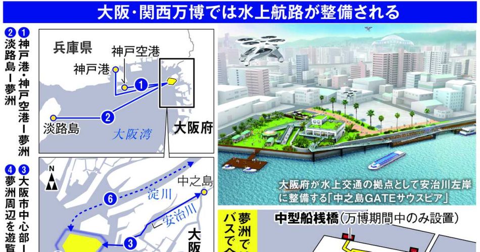 万博水上アクセス実現に高い波　採算面ネック、富裕層取り込みカギ - 産経ニュース