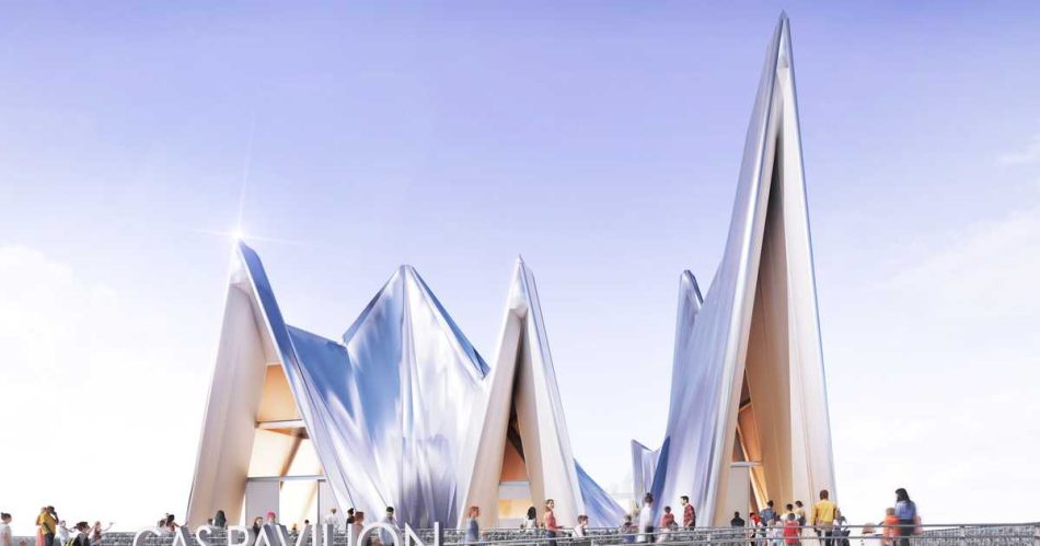 万博のガスパビリオン、夜間は外観で「脱炭素な火」表現 - 産経ニュース