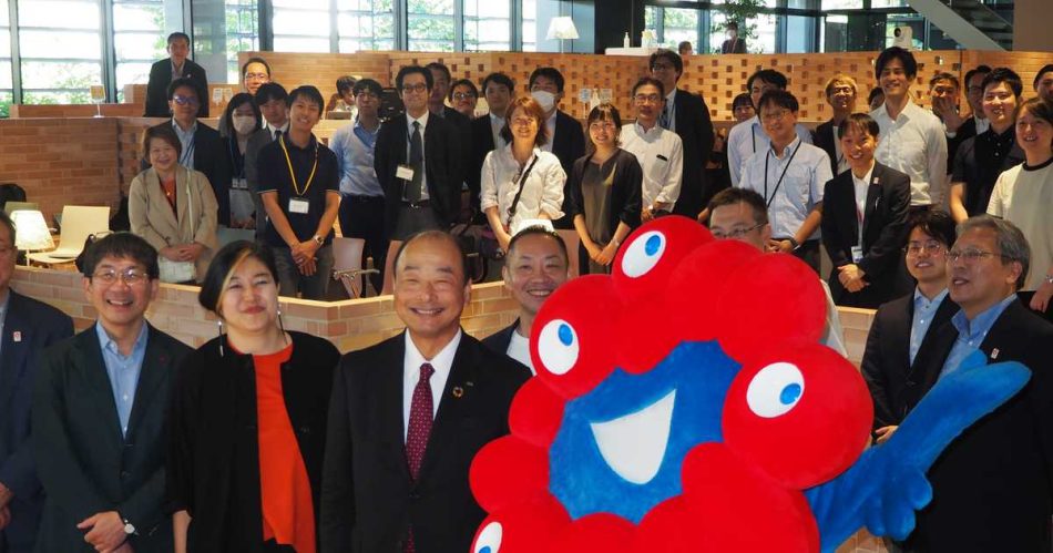 DXイベントにミャクミャク登場 関西経済連合会 - 産経ニュース