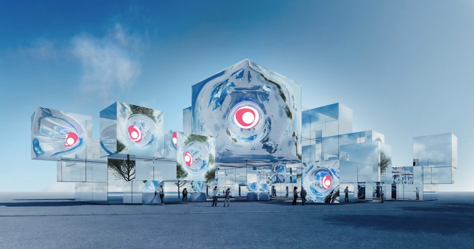 落合陽一氏が手掛ける万博パビリオン、未知の風景を生むインタラクティブな建築に | 日経クロステック（xTECH）