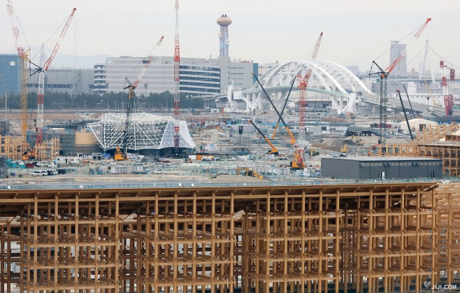 画像・写真:工事が進む万博会場:時事ドットコム
