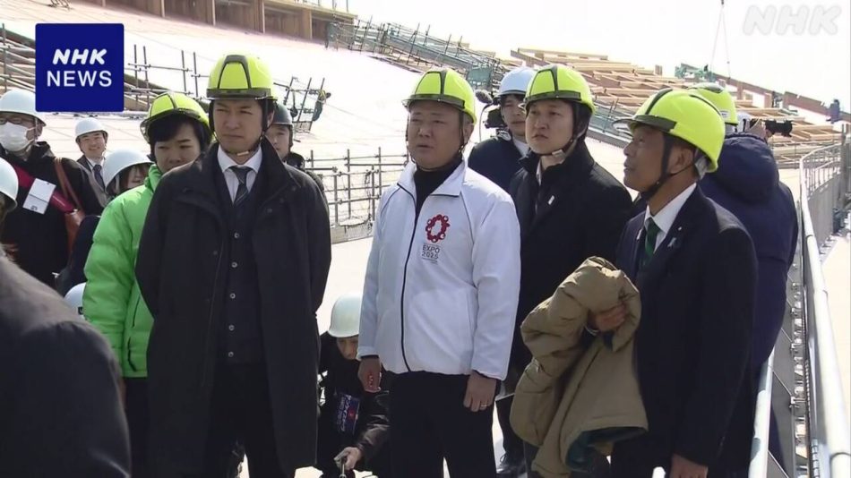 維新 万博会場予定地を視察 “党として機運醸成に努める” | NHK | 大阪・関西万博