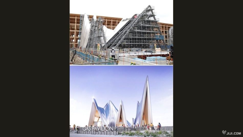 建設中の民間パビリオン続々公開　万博、ガス業界「お化け」テーマ：時事ドットコム