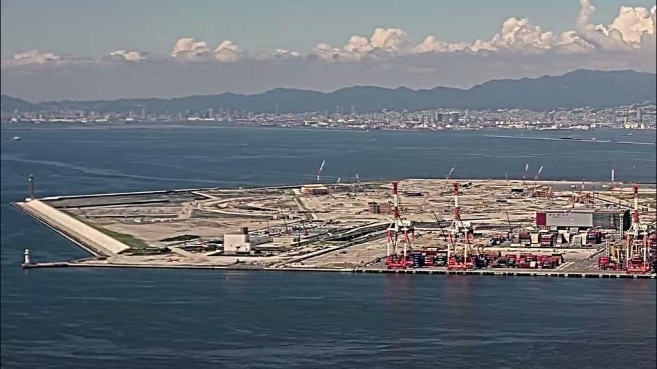 咲洲庁舎から望む夢洲②（2023/7/16～2024/3/31） - YouTube