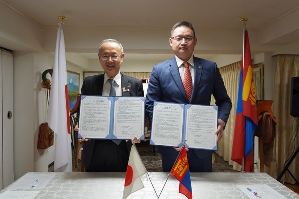 日本旅行、駐日モンゴル国大使館と「2025大阪・関西万博」に関する覚書締結 – 旅行新聞 – 株式会社旅行新聞新社