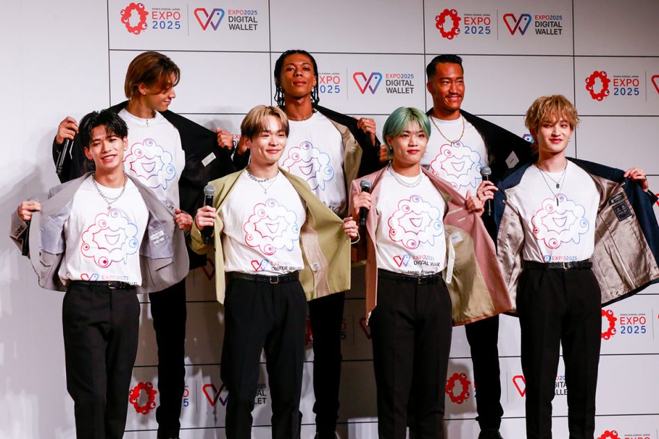 PSYCHIC FEVERがミャクミャクと共演！大阪万博の電子マネー「ミャクペ！」の決済音に歓喜 | TV LIFE web