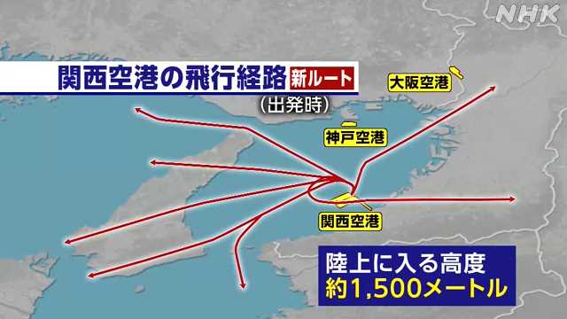 関西・神戸空港 淡路島上空新ルートに地元合意 来年3月から|NHK 関西のニュース