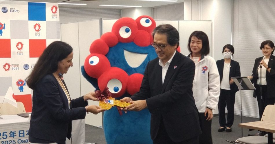 海外パビリオンB、Cが完成　ヨルダンに初めて引き渡し　大阪万博 | 毎日新聞