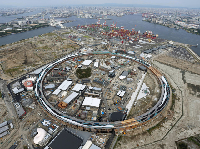 木造巨大屋根「リング」つながる　万博シンボル、「愛称、公募で」(共同通信) - goo ニュース