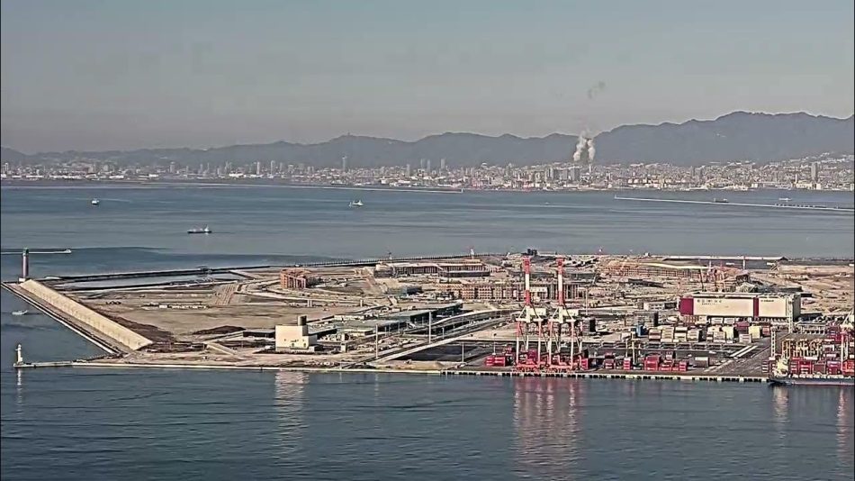 咲洲庁舎から望む夢洲③(2023/7/16~2024/8/21) - YouTube