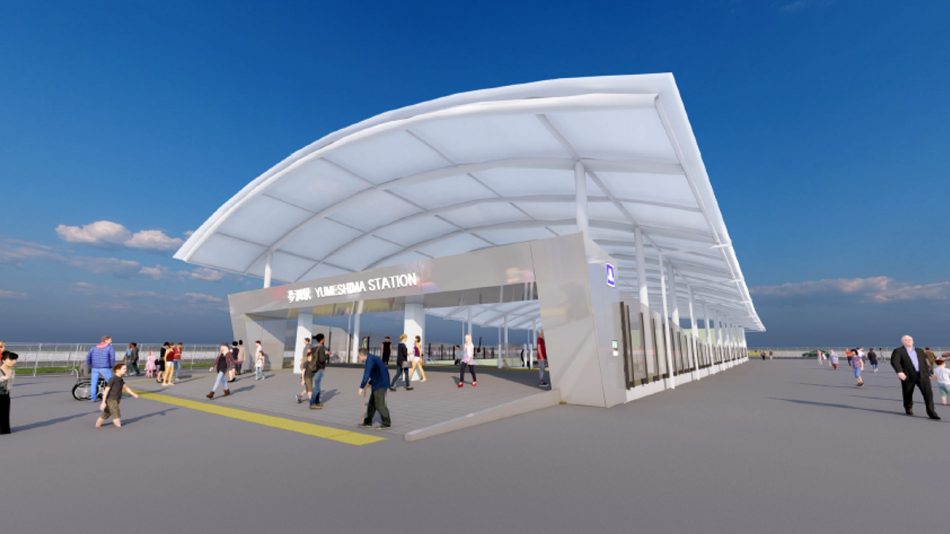 大阪万博直結新駅1月19日開業　壁一面PR映像でお迎え|47NEWS（よんななニュース）