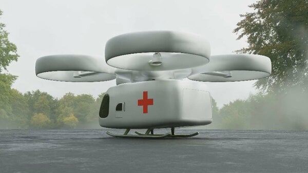 “空飛ぶ手術室”のコンセプト等…大阪・関西万博に医療機器メーカー・朝日インテックが出展 未来の医療をテーマに｜FNNプライムオンライン