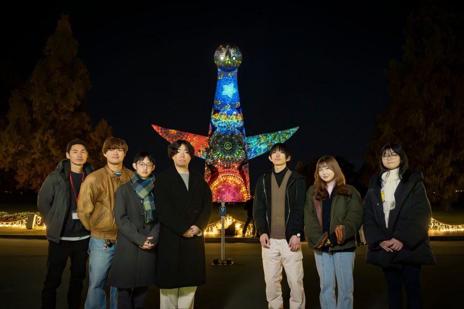 【イベントレポート】学生とクリエイティブカンパニー「ネイキッド」が描く共創アート『太陽の塔プロジェクションマッピング in イルミナイト万博～2024 WINTER～』が11月29日（金）より開催中 | 大阪芸術大学のプレスリリース