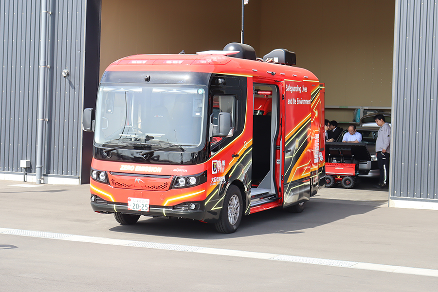えっ!? そんなところに「万博の展示物」が？ 消防車でおなじみ「モリタ」が手掛けた最新装置とは | 乗りものニュース
