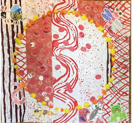 寺尾みどり幼稚園 いのち題材に｢大きな絵｣ 大阪・関西万博で展示 | 多摩区・麻生区 | タウンニュース