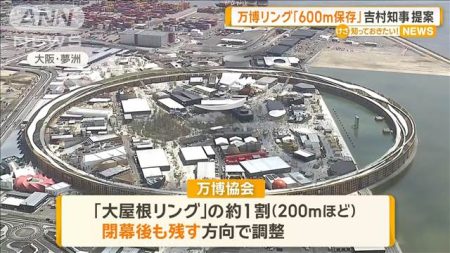大阪・関西万博リング「600m保存」　吉村知事が提案 | KSBニュース | KSB瀬戸内海放送