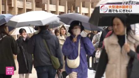 大阪・関西万博 連休最終日は雨でもにぎわい｜NHK 関西のニュース