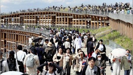 大阪万博:万博のＧＷ中の来場者１０１万人、開幕日の１２万人超えはなし…協会「終盤に向けて増えていく」 : 読売新聞