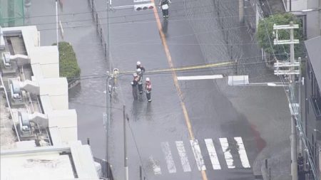 大阪で水道管破裂　大量の水が漏れ道路冠水　小学校は土曜日授業を急きょ中止　 | 関西のニュース | ニュース | 関西テレビ放送 カンテレ