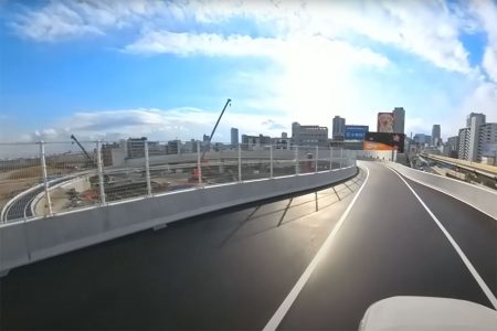 万博会場まで“あっという間”！ 暫定開通した「作りかけ高速道路」で行われている“日本初”とは？ 実道路にフィードバックへ 阪神高速 | 乗りものニュース