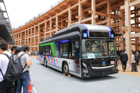 ＥＶバスを休憩所に　熱中症対策、６月から―大阪・関西万博：時事ドットコム