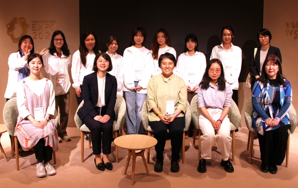 大阪・関西万博「だれもがトイレ内で生理用品をとれる社会を！」が開催されました － 大阪大学