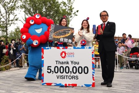 大阪・関西万博が総来場者500万人突破　開幕44日目、記念セレモニーも - 大阪ベイ経済新聞