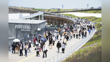 大阪万博:万博の大屋根リング、３５０ｍ保存など２案…吉村洋文知事の「最大６００ｍ」からコスト削減 : 読売新聞