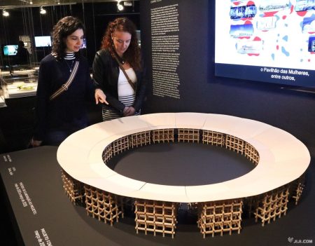 地球の裏側でも「大阪万博」　大屋根リングの模型など展示―ブラジル：時事ドットコム