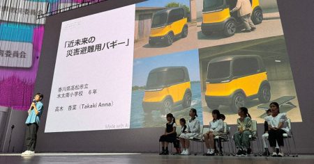 毎小ニュース：社会　大阪・関西万博　夢いっぱいの防災アイデア　小学生が発表 | 毎日新聞
