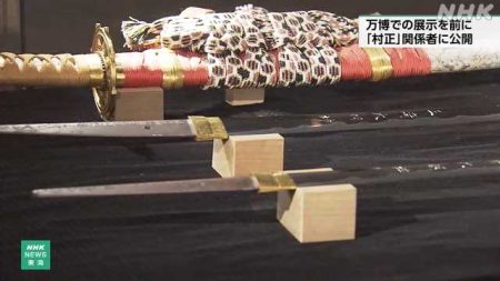日本刀「村正」万博での展示前に関係者に公開 三重 桑名｜NHK 三重県のニュース