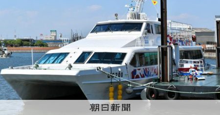 定員146人に7人…万博と堺を結ぶ船、利用が低迷　市議会も問題視 [大阪府] [大阪・関西万博2025][リング][ミャクミャク][ユスリカ]：朝日新聞