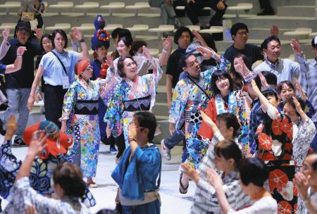 大阪・関西万博に郡上おどりの輪　「岐阜県の日」スタート、大型水槽で鵜飼いの実演も：中日新聞Web