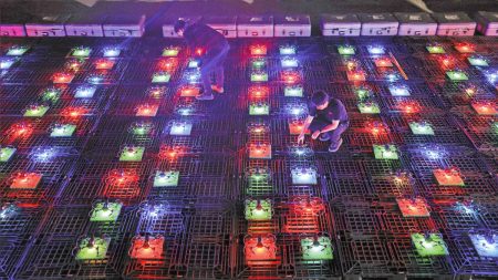 大阪万博:ＬＥＤで１６００万色、表現の幅は無限大…ショー本番を待つドローンたち : 読売新聞