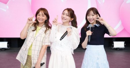 後藤真希、藤本美貴＆指原莉乃と“貴重”3ショット「エモいなって」　大阪・関西万博に登場 【大阪・関西万博】 | ORICON NEWS