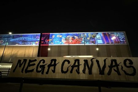 万博・東ゲート近くに大型プロジェクションマッピング　夜の万博を盛り上げる - 大阪ベイ経済新聞