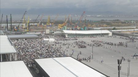 【速報】万博14日（土）一般来場者は13万人　この週末は雨の予報も…ゲート前には朝から長蛇の列　南港・ATCのシャトルバス新路線が15日運行開始（2025年6月15日掲載）｜YTV NEWS NNN