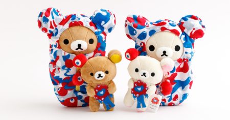 ミャクミャクと「リラックマ」のコラボぬいぐるみが登場　万博会場内限定で購入が可能 - WWDJAPAN