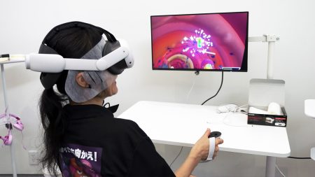 「野菜を食べるほど武器が強くなるVRゲーム」が大阪・関西万博の会場に登場したので見てきたよレポート - GIGAZINE