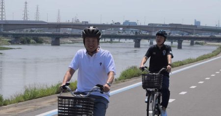 大阪、堺の両市長が自転車で万博へ　大和川リバーサイドサイクルラインは「安全で快適」 - 産経ニュース