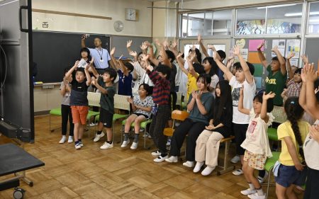 大阪・関西万博会場に渡良瀬遊水地の現状報告　小山市下生井小　６年生がオンラインで発信|47NEWS（よんななニュース）