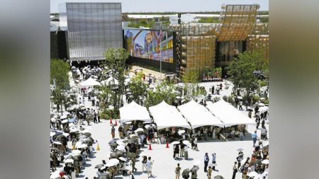 大阪万博:猛暑日２１回予想の大阪の夏、万博「暑さ対策」強化…入場待ちに日傘貸し出し・テントや給水所の設置も : 読売新聞