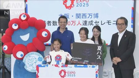 大阪・関西万博 来場者1000万人達成　開幕から78日目- 名古屋テレビ【メ～テレ】