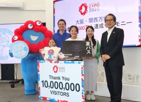 総来場者１０００万人超え　会場で記念式典―大阪・関西万博：時事ドットコム