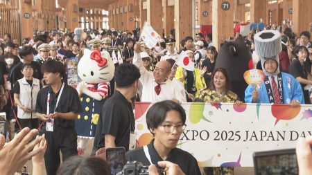 【速報】万博「ジャパンデー」日本の人気キャラ集結したパレード始まる　式典やMISIAさんライブも（2025年7月3日掲載）｜YTV NEWS NNN