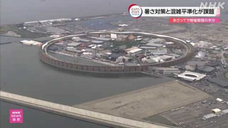 万博 １３日で会期の半分 折り返しへ 暑さ対策など課題に｜NHK 関西のニュース