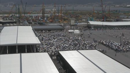 【速報】17日（木）一般来場者は約9万1000人　暑さはマシでも朝から強い雨で天気は荒れ模様　（2025年7月18日掲載）｜YTV NEWS NNN